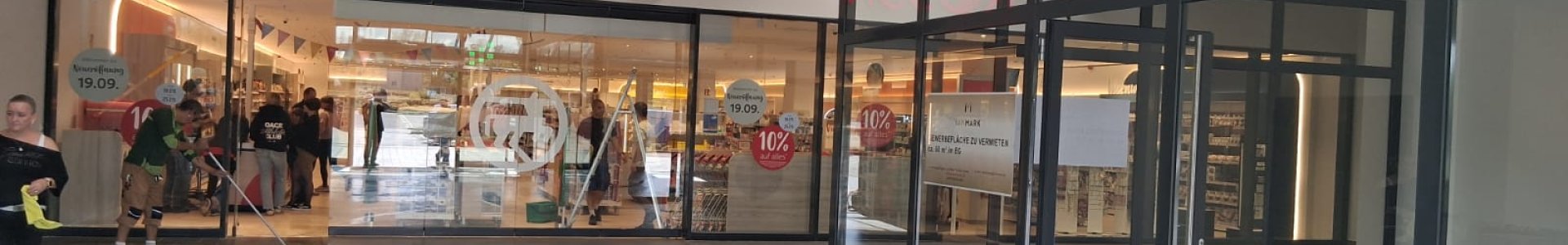 Shopfläche in neuem Fachmarktzentrum