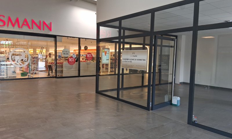 Shopfläche in neuem Fachmarktzentrum